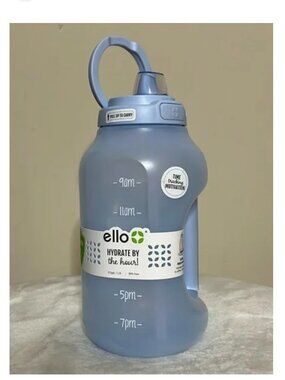 New Ello Hydra Half Gallon Water Bottle with Straw